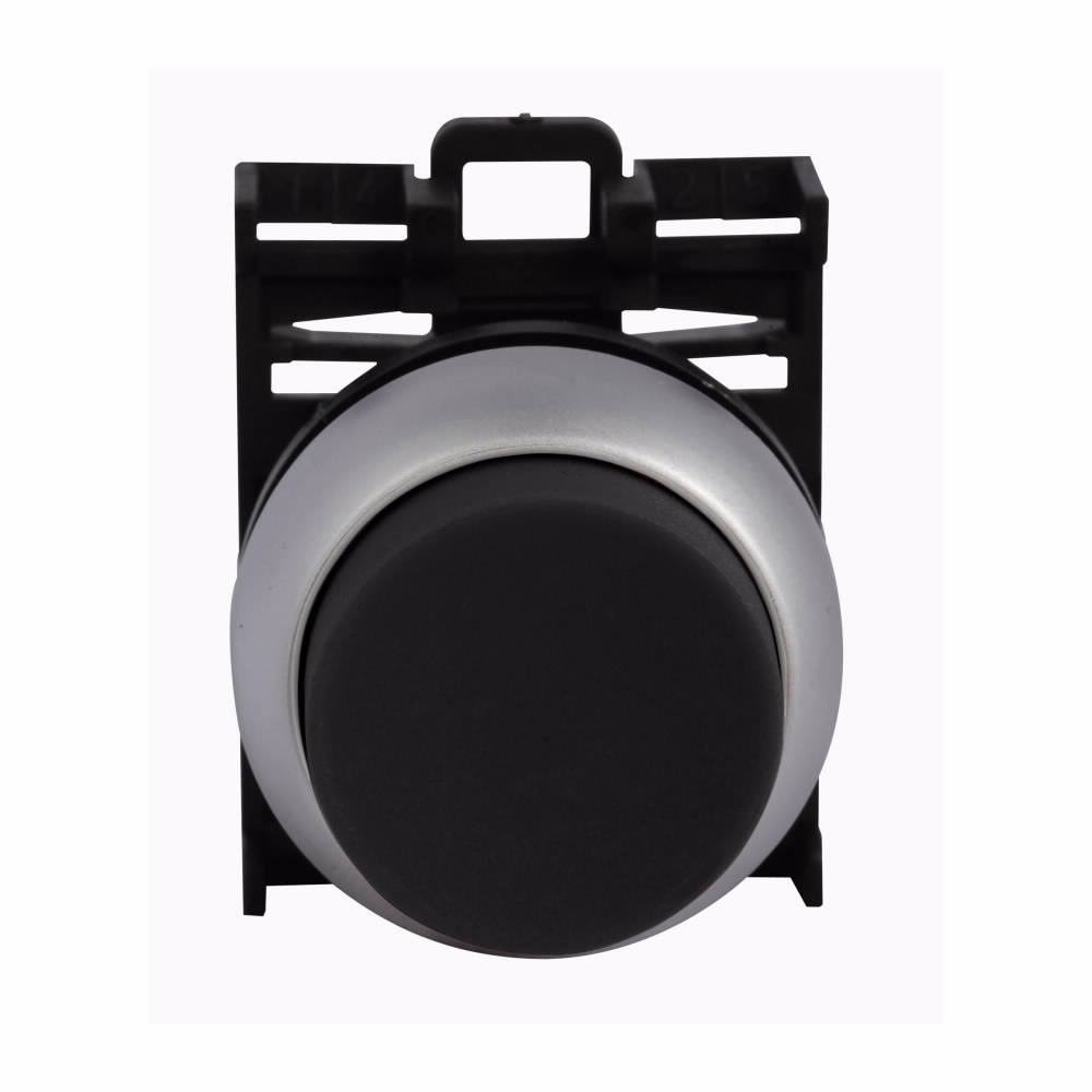 M22-DH-S Modular Non-Illuminated Pushbutton Operator, 22.5 mm, Black