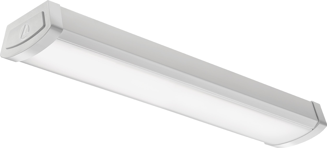 FMLWL 48 835 FMLWL Contemporary Linear Rectangular Wraparound, 40 W Fixture, 120 V AC, Gloss Housing