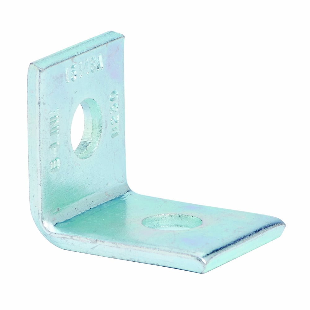 B230HDG 90 deg Corner Angle, 2 Holes, 2-1/16 in L x 1-7/8 in W x 7/32 in THK, Steel
