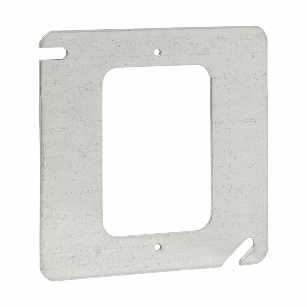 TP480 Thepitt 1-Device Flat Square Mud Ring, 4 in L x 4 in W, Lexan