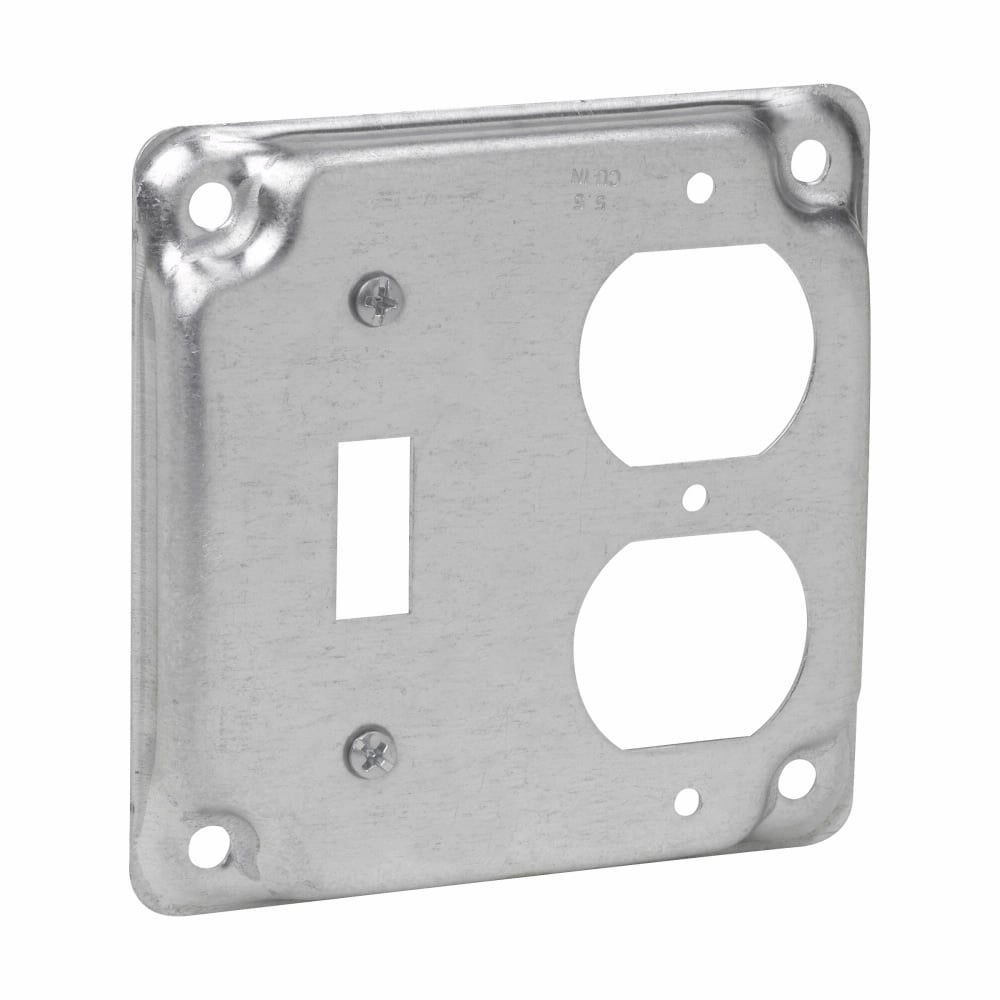 TP506 Thepitt Cover, 4 in L x 4 in W, Raised Surface Cover, Steel