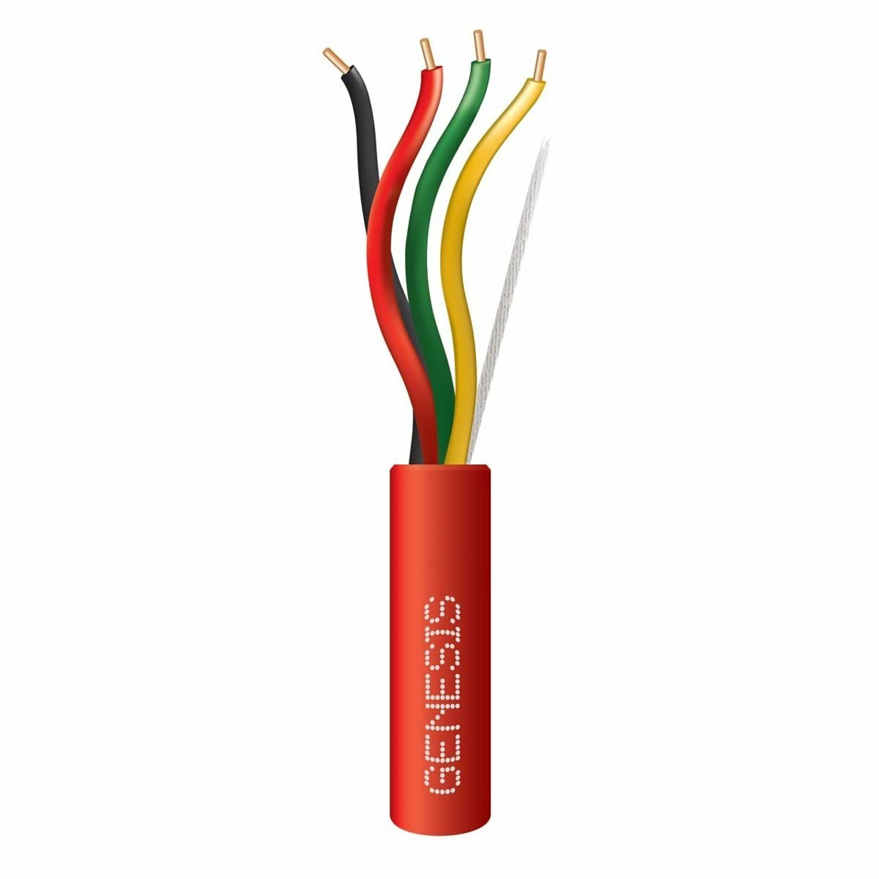 18/4 SOLID CABLE - 1000 FT REEL - RED
