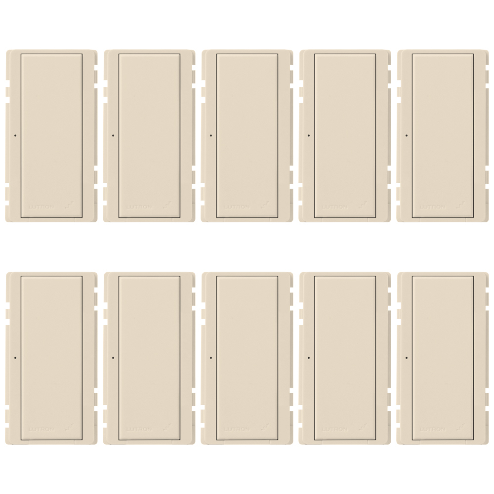 RK-S-10-LA Replacement Button Kit for Designer-Style Maestro Dimmer Switch, Light Almond, 10 pack