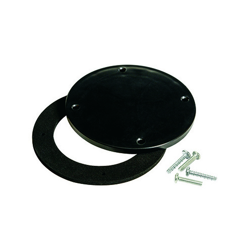 15905 Round Junction Box Cover with Silicone Gasket, For Use With 15000 Series Utility Lighting, Phenolic Plastic