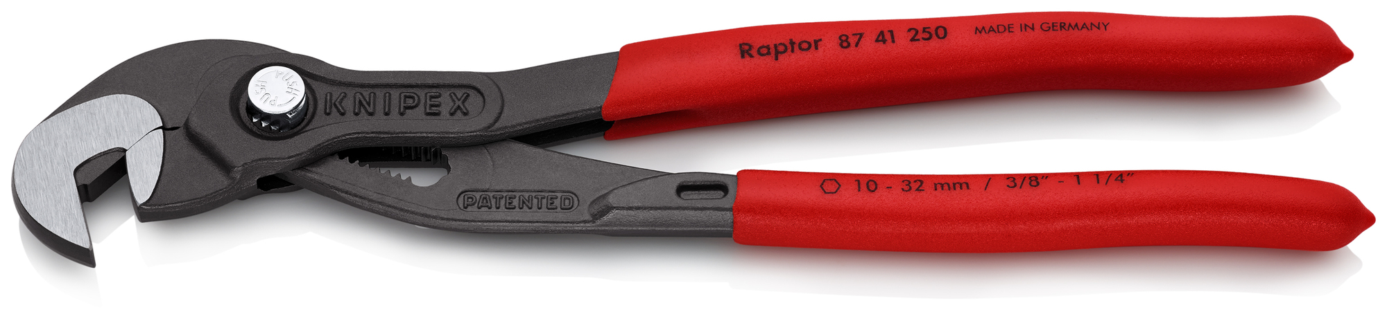 Raptor™ Pliers, 10 in., Non-Slip Plastic