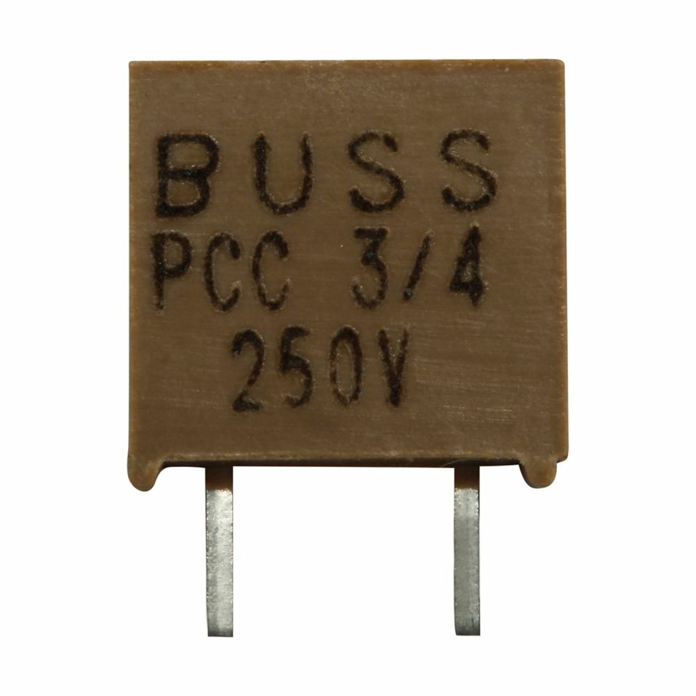 PCC-2-R PCC Subminiature Fuse, 2 A, 250 V AC/450 V DC, 50/300 to 5900 A Interrupt