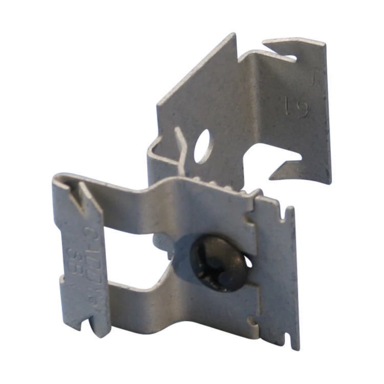 MFS Adjustable Depth Switch Box Support With 1/4 to 3/4 in Adjustable Screw, Stud Mount, Spring Steel, Caddy Armor