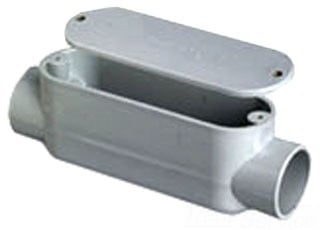 PVC Conduit Body Fitting, Type C, 3/4 Inch