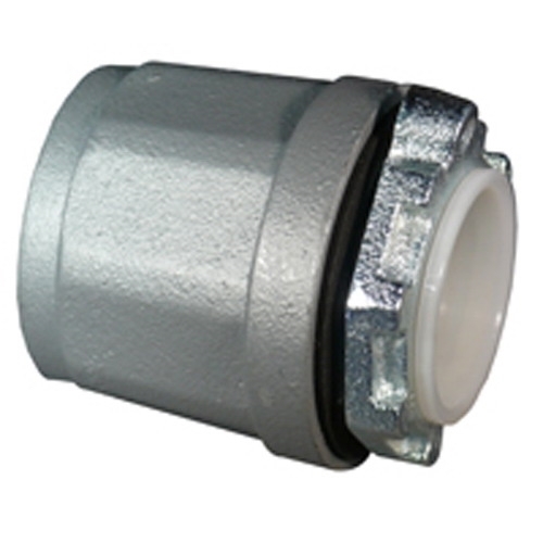 Straight Conduit Hub, 1-1/4 inch, Malleable Iron