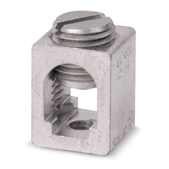 BX1114 Blackburn Type BX-ALCUL Dual Rated Rectangular Connector, 14 to 1/0 AWG Aluminum/Stranded Copper Conductor, Aluminum