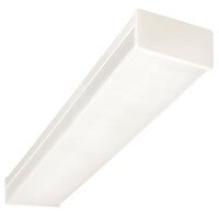 10370EB Non-Dimmable Standard Wraparound Fixture, (2) T8 Lamp, 120 V AC, Powder Coated Housing