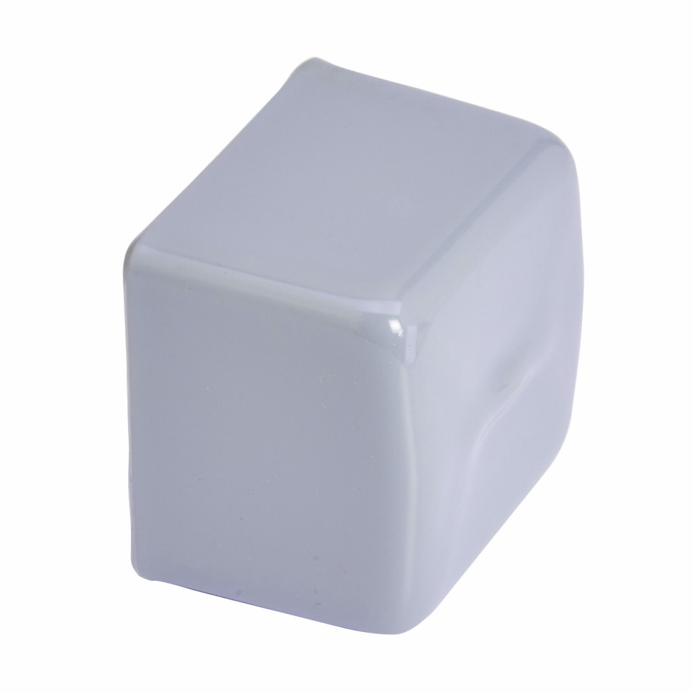 B822W End Cap, For Use With 1-5/8 x 1-5/8 in B22, B24 Series Channel, PVC