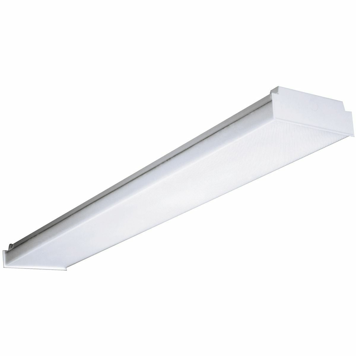 AWW4-432-4EU Instant Start Low Profile Wraparound Fixture, (4) T8 Lamp, 120 to 277 V AC, Baked Enamel Housing