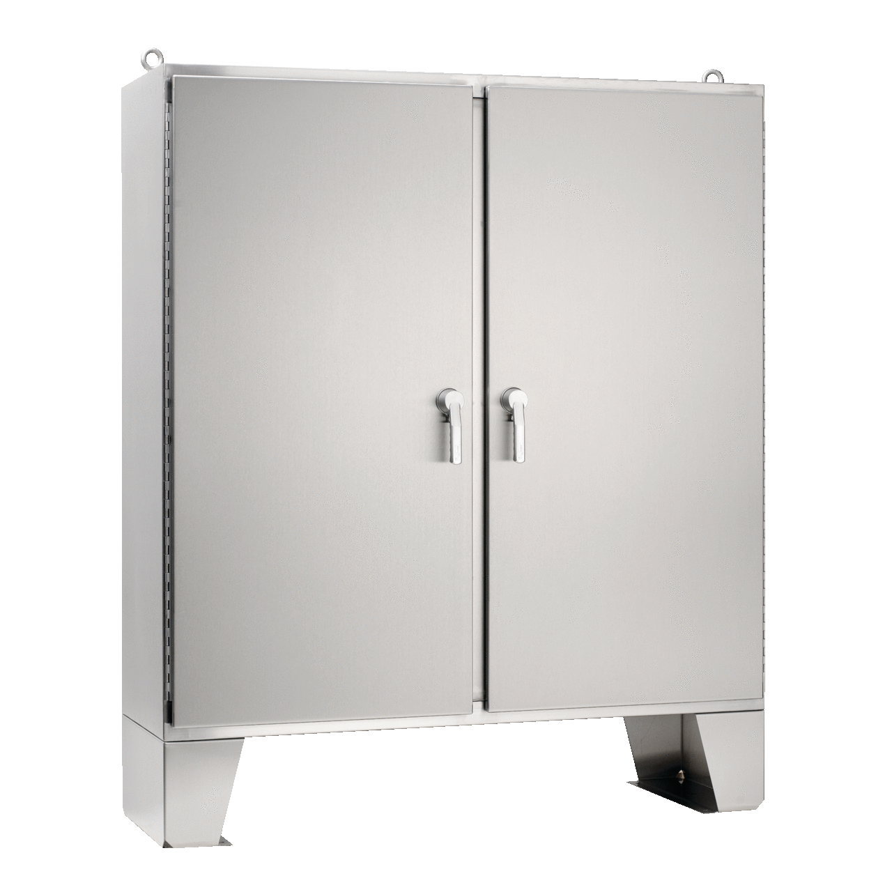 A62H6018SSLP3PT A4S3 Enclosure Door With 3-Point Latch, 62.062 in L x 60.062 in W x 18.062 in D, For Use With 2-Door Free-Standing Enclosures, 304 Stainless Steel