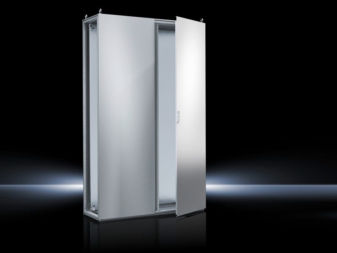 8226500 TS 8 Double Door Baying System Enclosure, 47 in W x 24 in D x 87 in H, NEMA 12/IP55, Carbon Steel