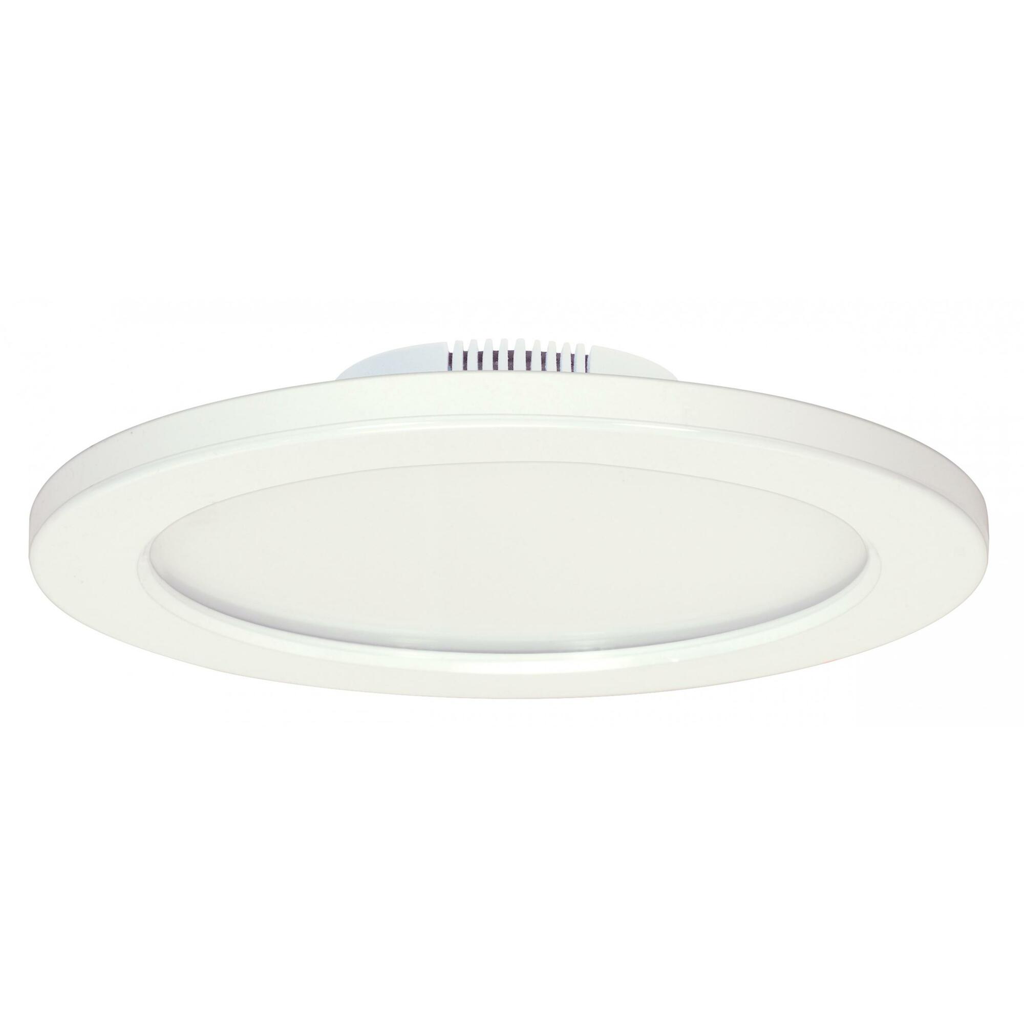 S9882 Blink Slim LED Flush Mount Fixture, 12 W Fixture, 120/277 V AC, White Housing