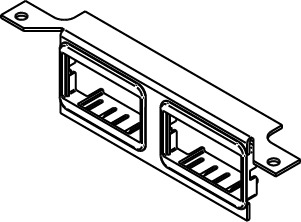 DTB-2-2RT Communication Bracket, Metal/Steel