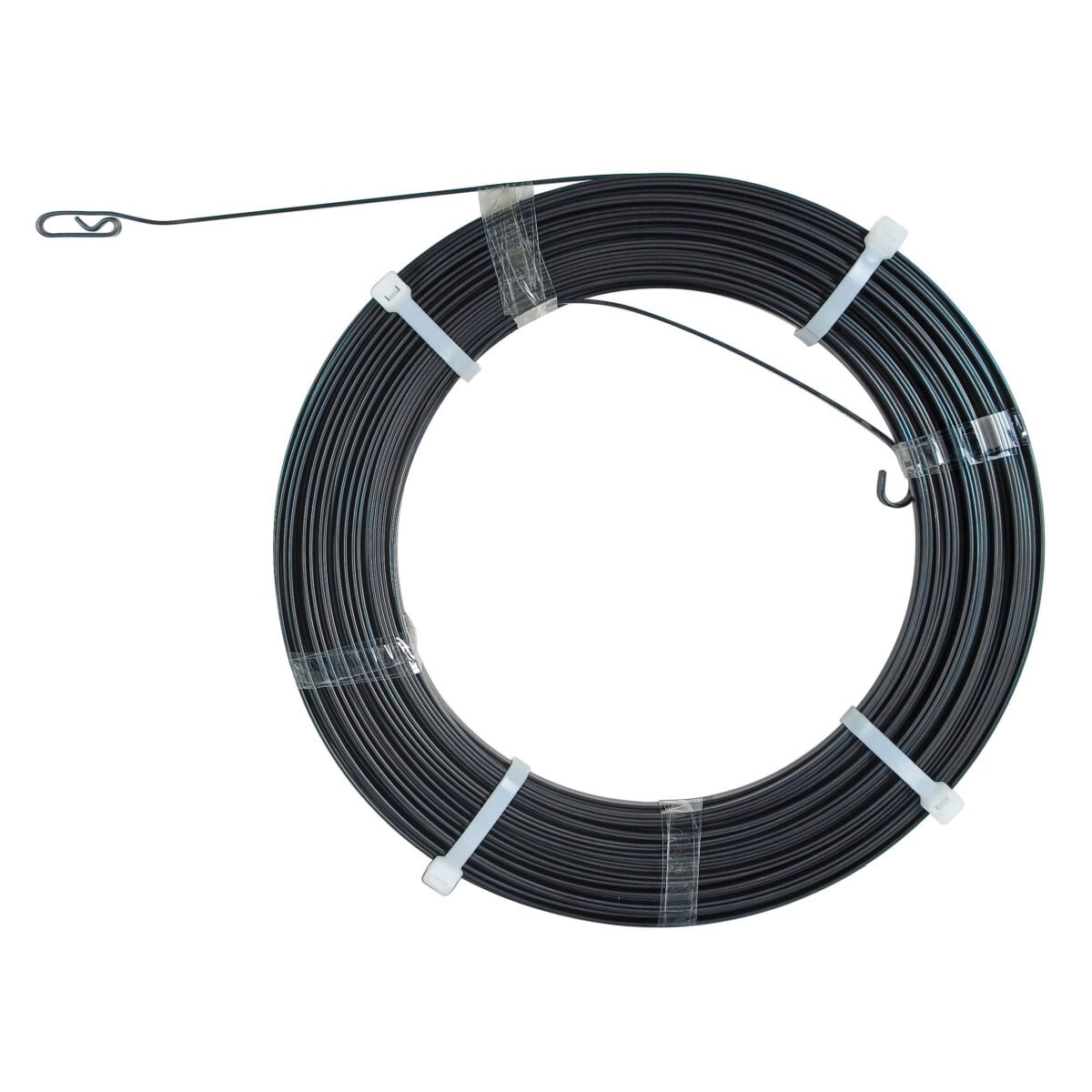 S438W-200 MagnumPRO Fish Tape, 1/4 in W Tape, 200 ft L Tape, Flat Profile, Steel Tape