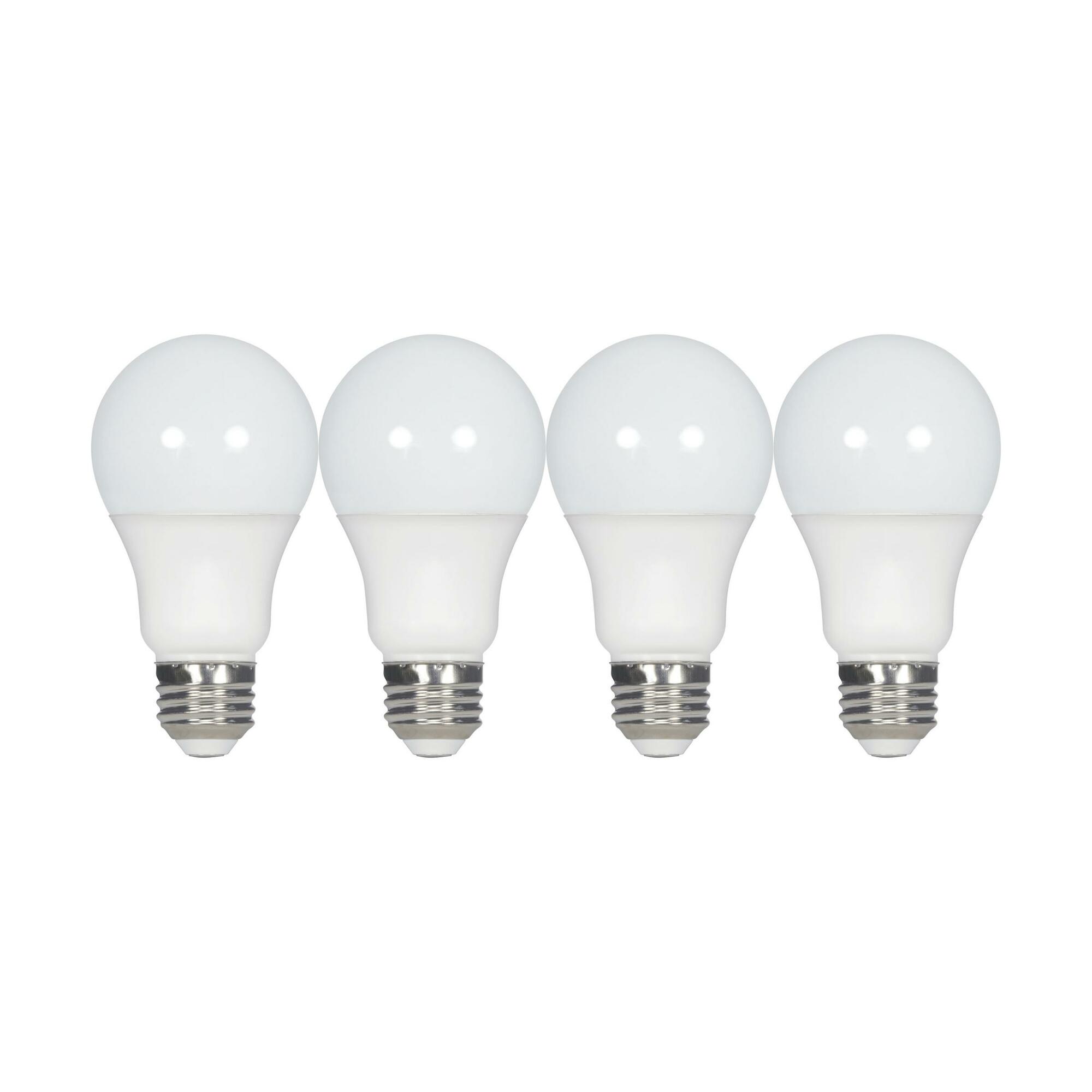S39597 Light Bulb, 9.5 W, 60 W Incandescent Equivalent, E26 Lamp Base, A19 Shape, 800 Lumens