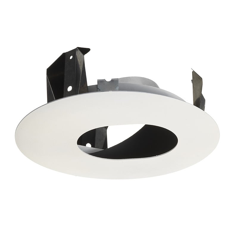 45L WH Adjustable Slot Round Downlight Trim, 4 in ID x 5 in OD, LED Lamp, For Use With IC4AL, TC4AL 4 in IC-Rated and TC 700 Lumens Internally Adjustable LED Downlight