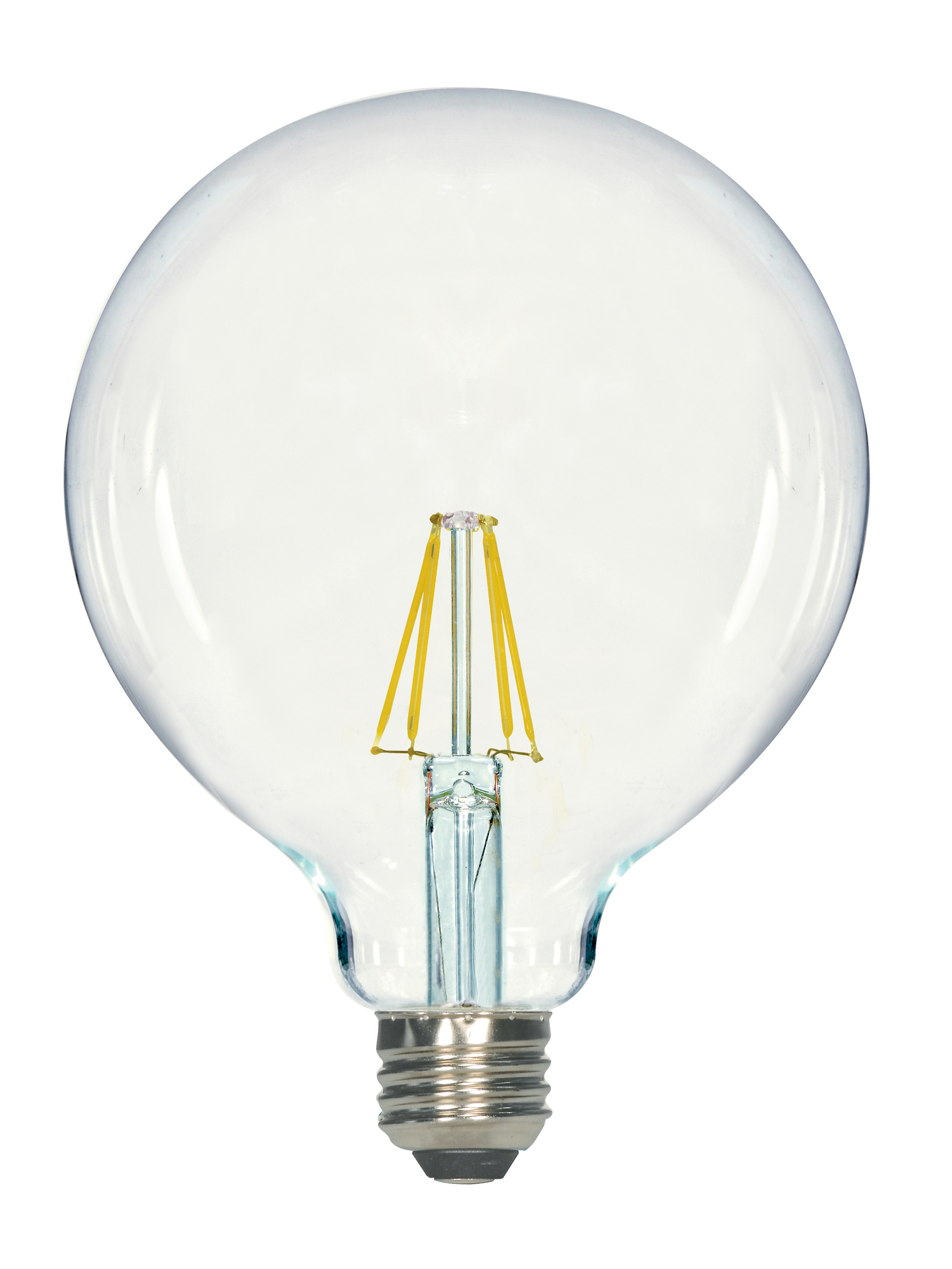 S9565 LED Lamp, 4.5 W, 40 W Incandescent Equivalent, E26 Lamp, G40 Shape, 450 Lumens