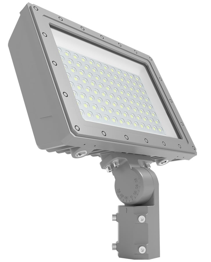 HAZFFLED200SF HAZFFLED Hazardous Flood Light, LED Lamp, 205.3 W Fixture, 120 to 277 V, Gray Housing