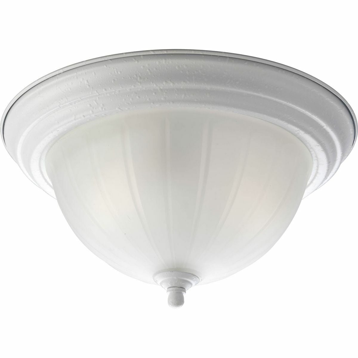 P3817-30 Melon Close-to-Ceiling Fixture, (2) A19 Lamp, 120 V AC, Painted Housing