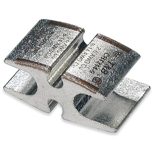CHT214-9 Color-Keyed Compression H-Tap Connector, H Shape, 6 to 2 AWG Main/Run, 6 to 2 AWG Tap, Copper