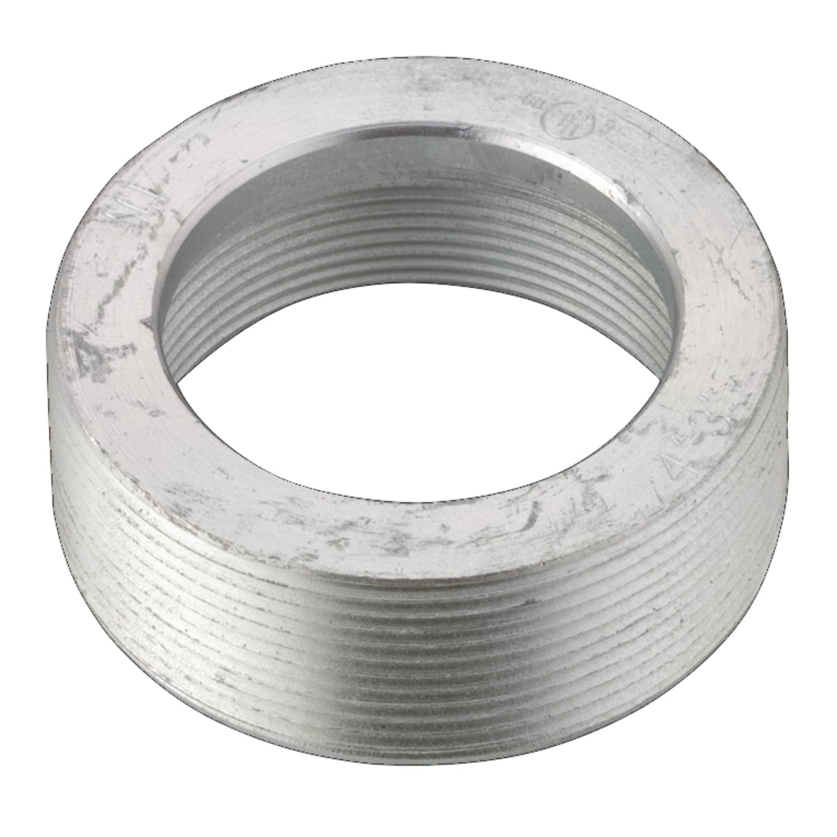 1185 Threaded Reducing Bushing, 4 x 3 in Trade, Iron, Electro-Plated Zinc