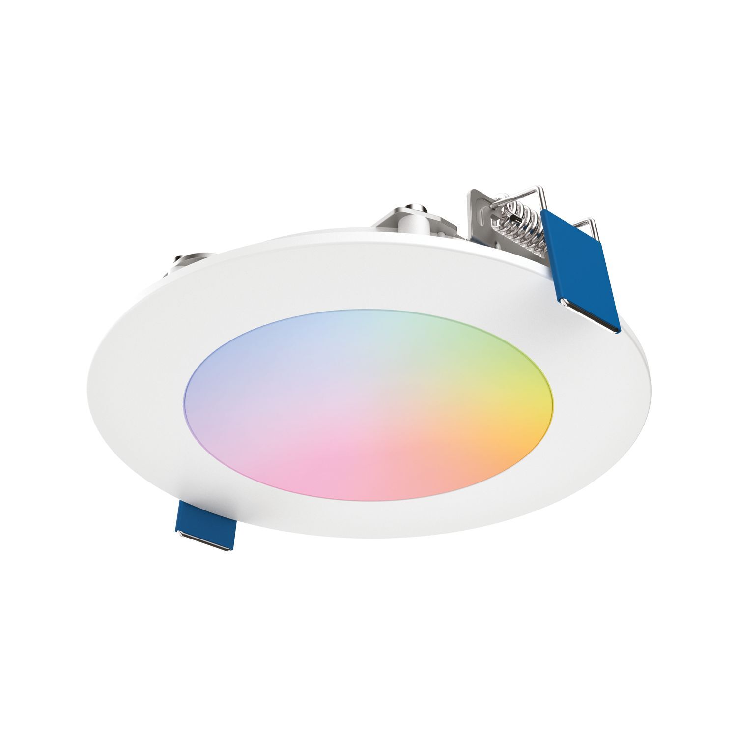 HLB4069WZRGBWMWR Halo HLB Smart Canless Downlight, LED Lamp, 9.4 W Fixture, 120 V AC