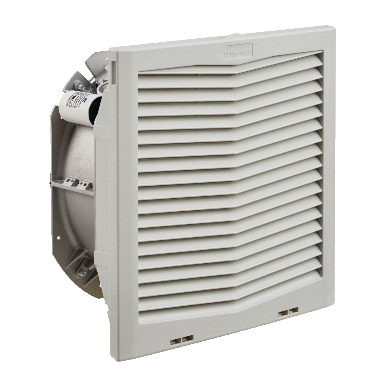 HF1326424R MCLF Filter Fan, 230 V AC, 0.51/0.7 A, 119/158 W, 484 cfm, NEMA 12/IP54 Enclosure