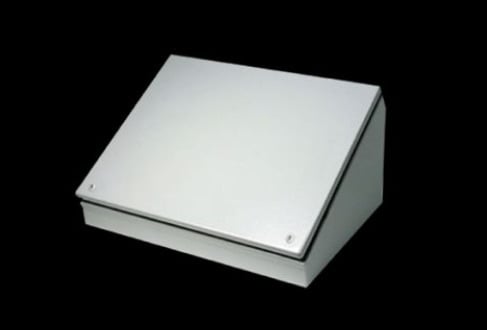 8018819 CS Series Console Enclosure, 8 in W x 7 in D x 8 in H, NEMA 12/13, Carbon Steel
