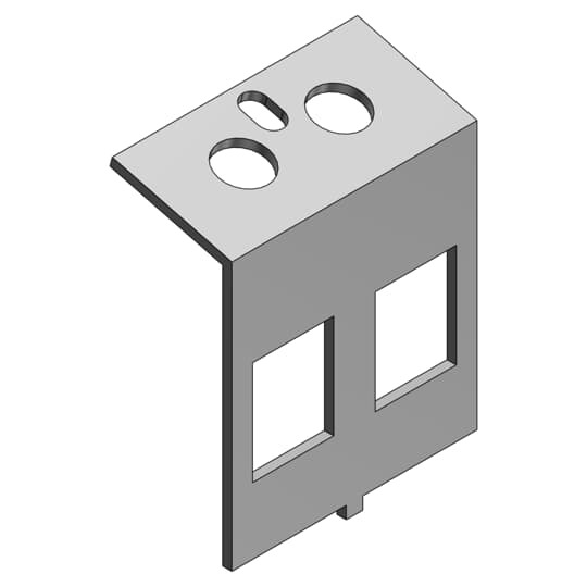 AFD-6S2-2RJ Steel City Data Panel, Steel