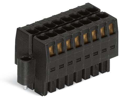 713-1102/107-000 1-Conductor Female Connector, 80 V, 10 A, 28 to 16 AWG Wire, 2 Poles