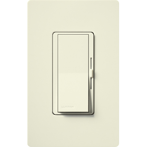 DVSCCL-153P-BI Diva LED+ Dimmer Switch, No Neutral Required, 150W LED, 1 Pole/3-Way, 120V, Biscuit
