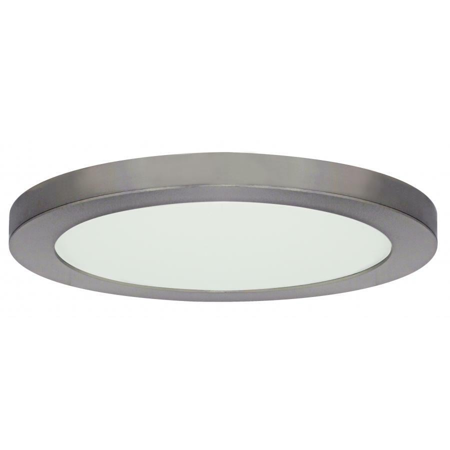 S29651 BLINK Dimmable Round Retrofit Flush Mount Fixture, (1) Lamp, 120 VAC, Brushed Nickel Housing