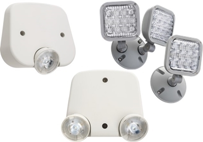 ERE GY SGL WP RD M12 LED Remote Emergency Light, 1 Heads