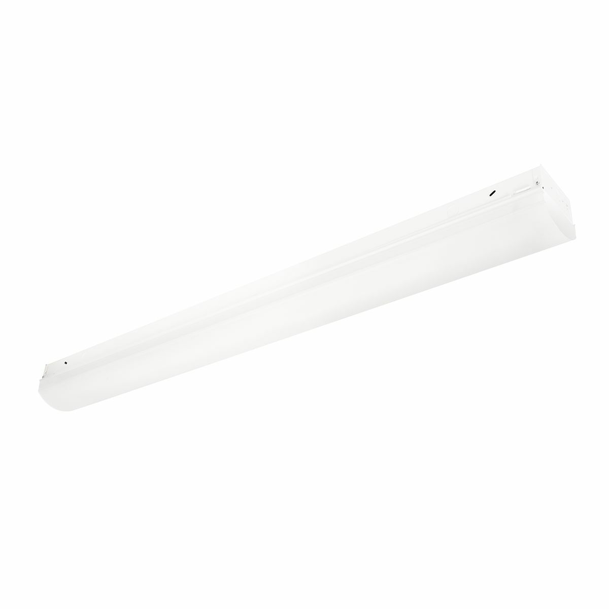 LCL4-40ML-EDU Medium Lumen Rectangular Strip Light Fixture, LED Lamp, 48 W Fixture, 120 to 277 V AC, Baked Enamel Housing
