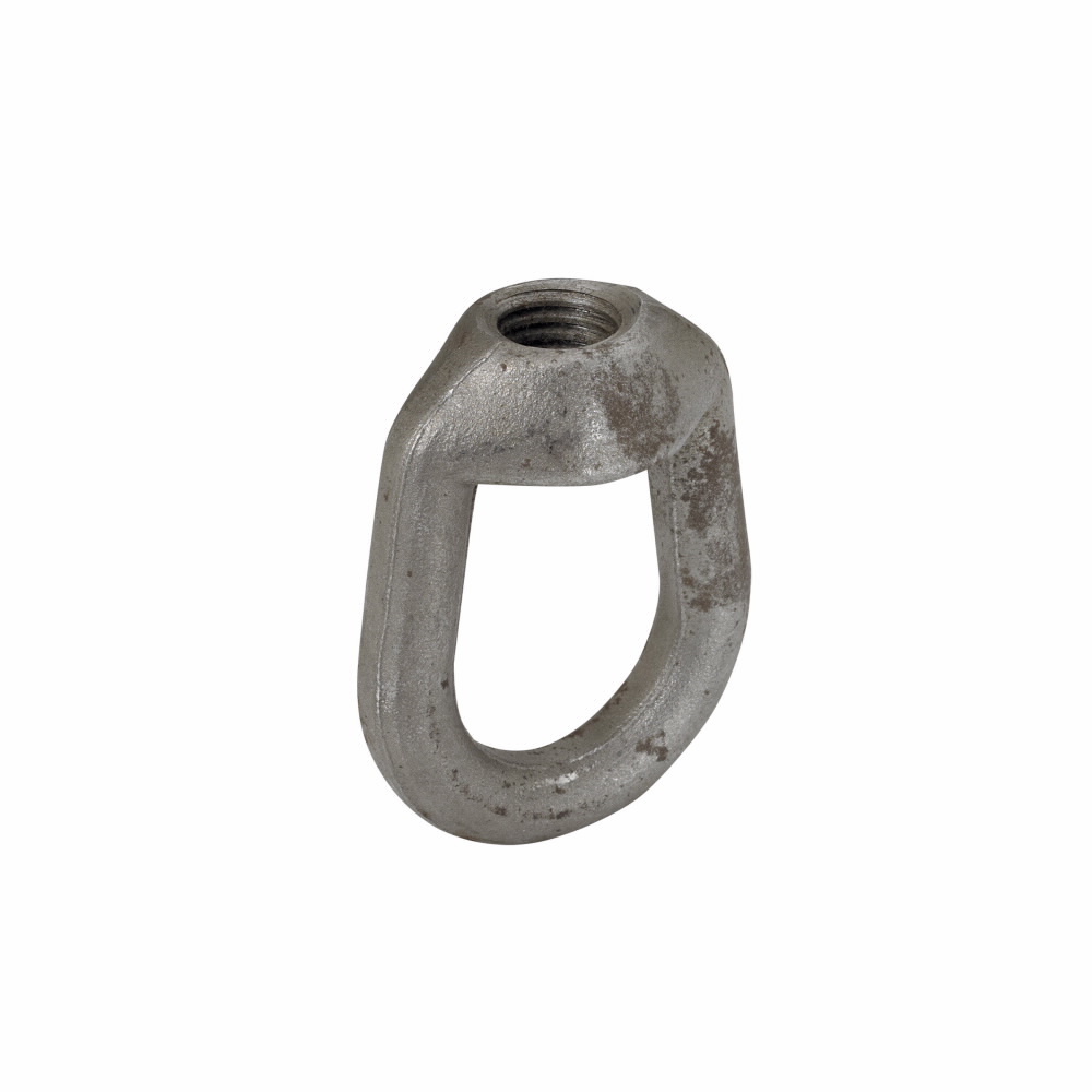 B3200-5/8PLN Threaded Weldless Eye Nut, 5/8-11, Forged Steel, Plain, 1610 lb Working