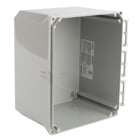 Circuit Safe Polycarbonate NEMA Enclosure with external hinge, 10 Inches x 8 Inches x 6 Inches
