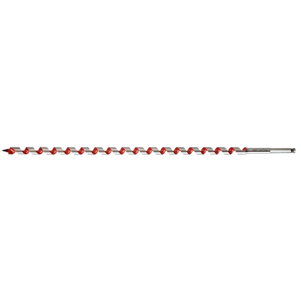 48-13-5540 Long Ship Auger Bit, 1/2 in Dia, 18 in OAL, 15 in L Wide Flute, 5/16 in Shank