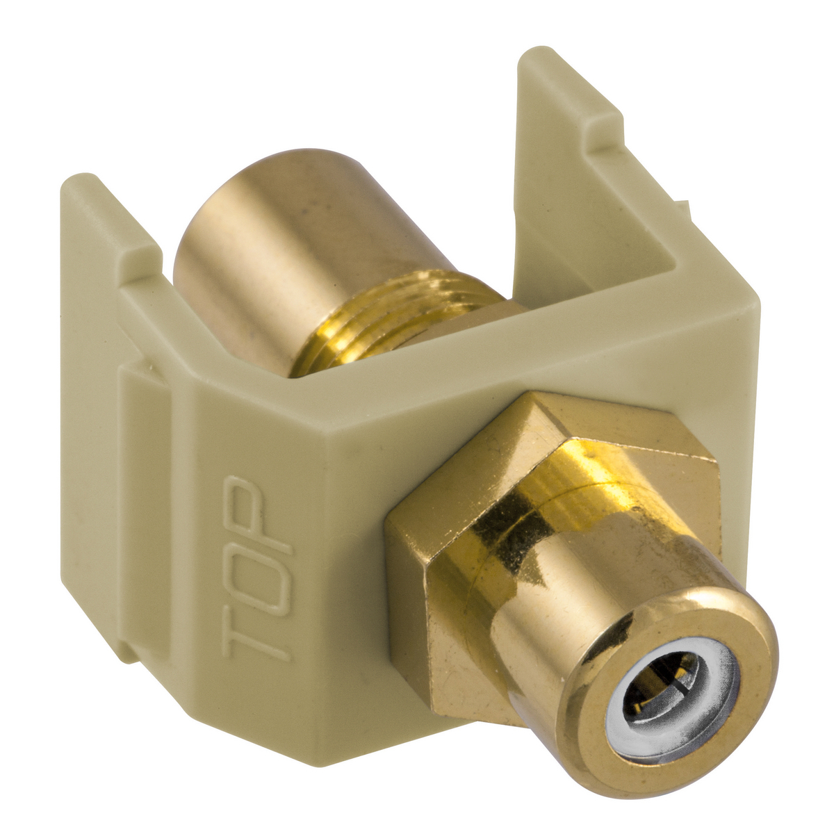 SFRCWFFEI Pass-Through Standard RCA Connector, Plug-N-Play/Female x Female Coupler Connector