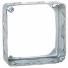 4 In. Square Extension Rings, 1-1/2 In. Deep - Drawn with Conduit KO's3/4 KO