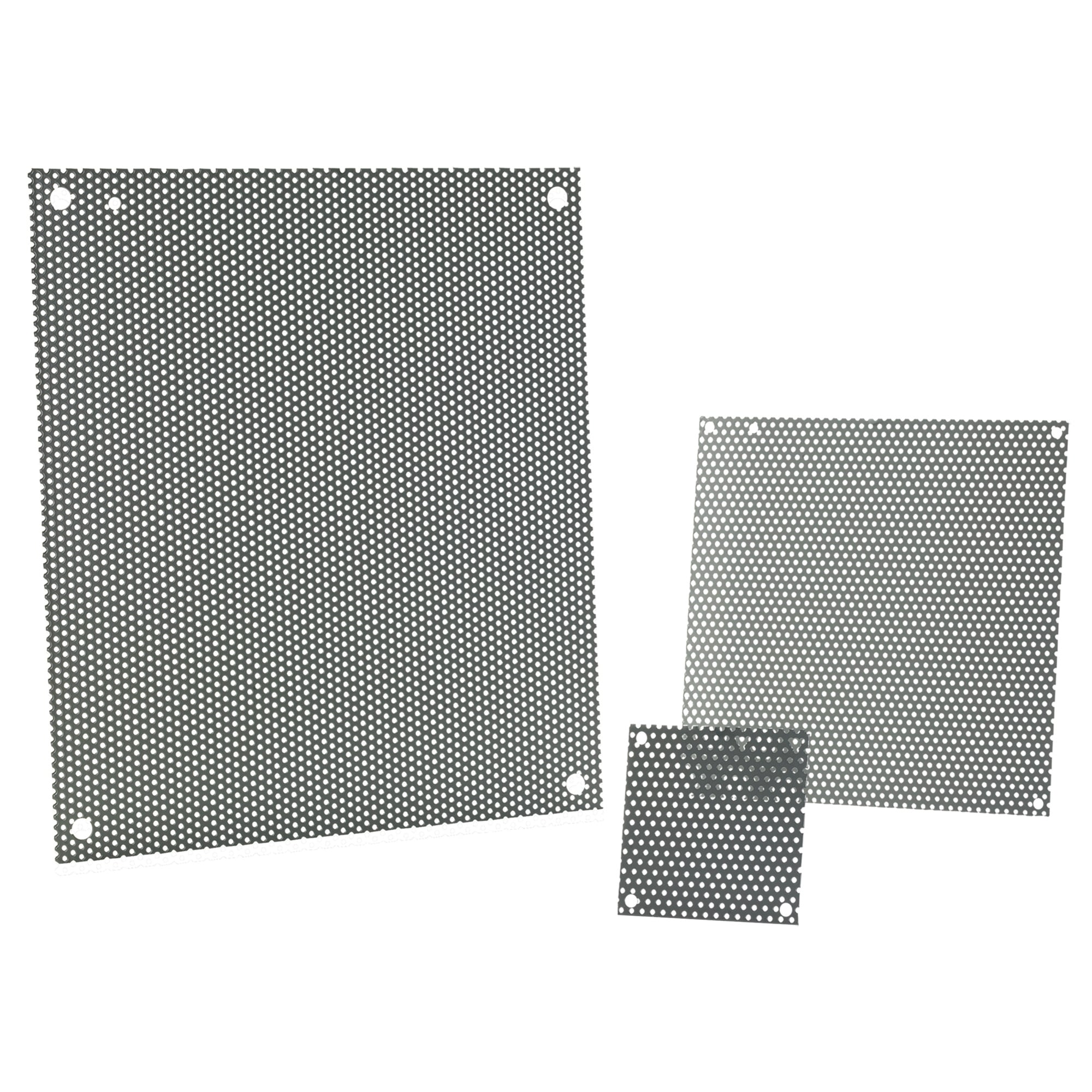 A24P24PP PNLP Perforated Panel, 21 in W x 21 in H, 16 ga Steel, Gray