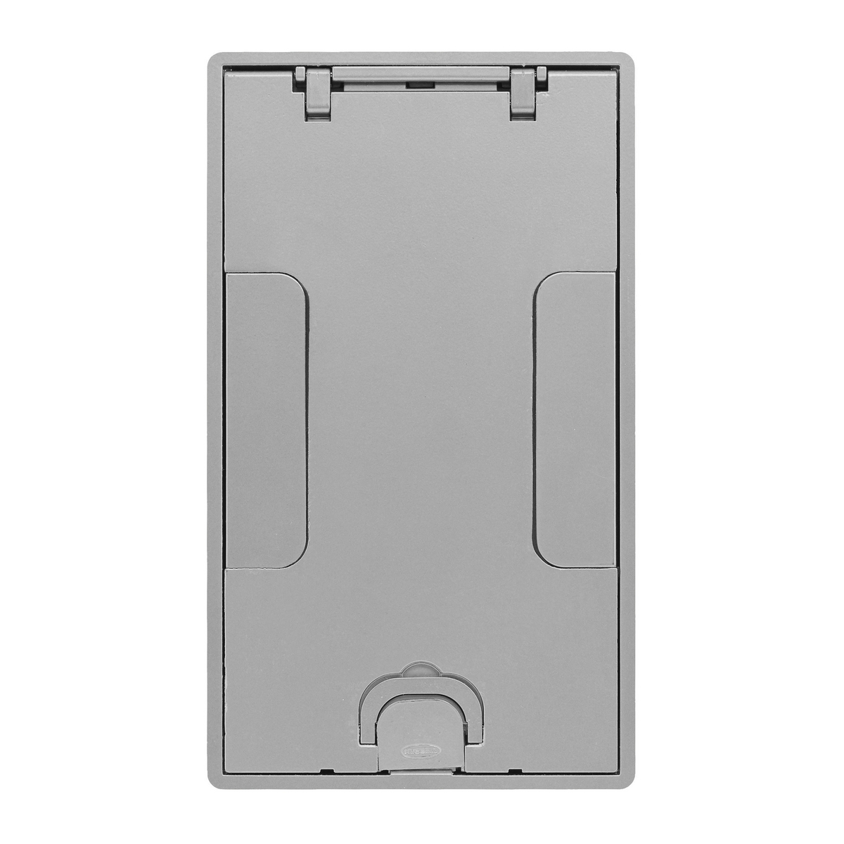 24GTCVRALU Flush Recessed Surface Style Standard Floor Box Cover, 10.69 in L x 6.19 in W, Cast Aluminum