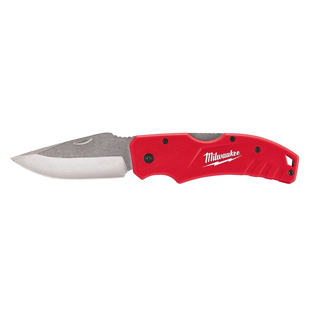 48-22-1940 Fastback Lock Back Pocket Knife, Stainless Steel, 3 in L Blade