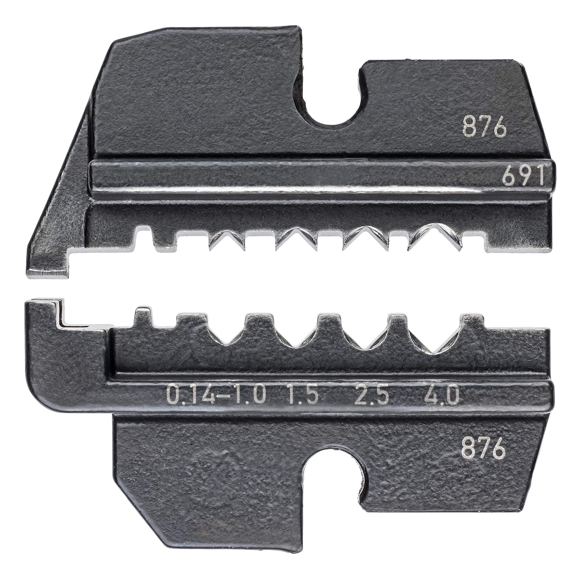 Crimping Die For Solar Cable Connectors Gesis Solar PST 40 (Wieland), Square Crimp, 2 Crimp Positions