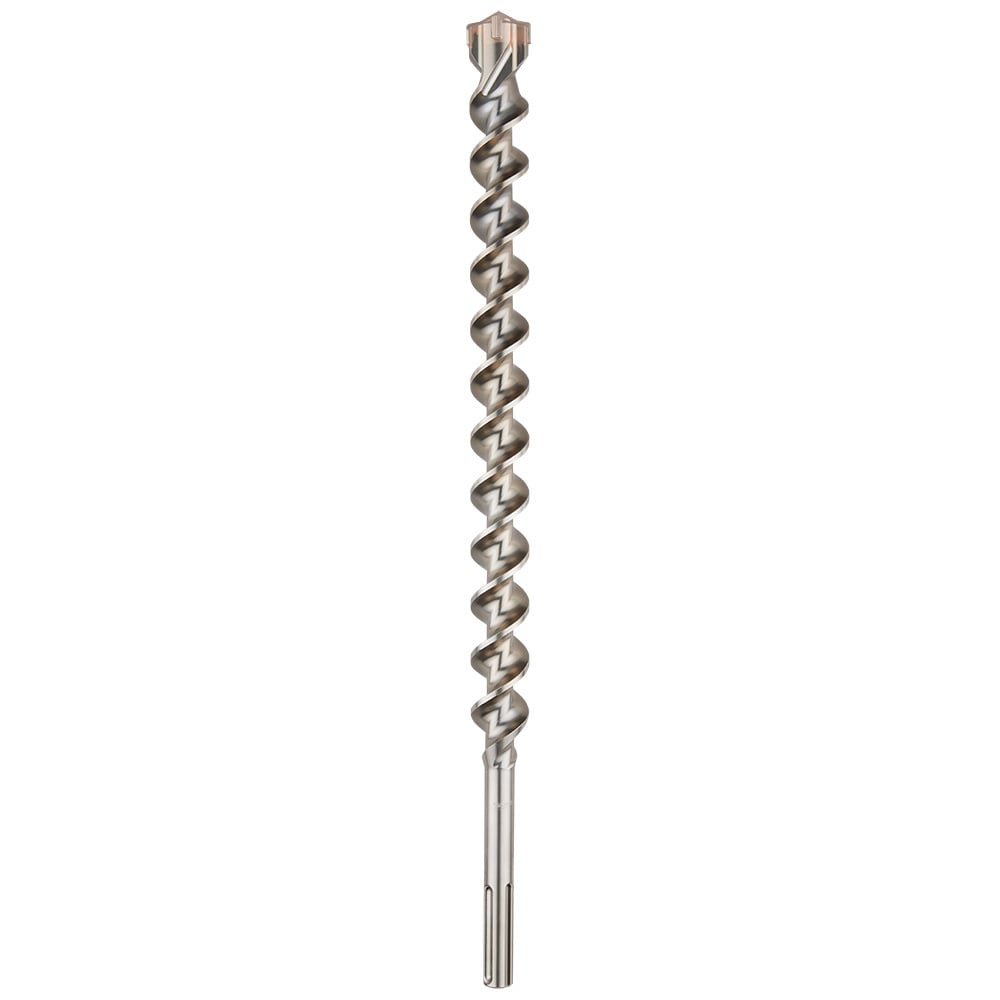 48-20-3969 48-20 Rotary Hammer Drill Bits, 1 1/8 in Drill Bit, 45/64 in Shank, 24 in D Cutting, 29 in OAL
