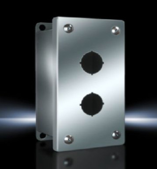 8017725 PB Series Miniature Pushbutton Box, 2.7 in W x 3-1/2 in D, NEMA 4/12/13/4X NEMA Rating, 304 Stainless Steel