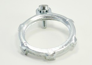 Locknut, Bonding, Steel, Size 1 Inch